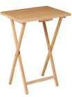 M.ainstays Folding TV Tray Table - Natural 19 x 15 x 26 Inch