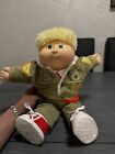 New ListingRARE Cabbage Patch Kids 1989 Designer Line Blonde Hair Green Eyes Militar Outfit