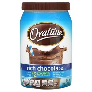 Ovaltine, Rich Chocolate Mix, 12 oz (1 Pack) 9924