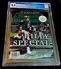 NICK FOLES RARE SPORTS ILLUSTRATED COVER 2018 SB 52 MVP PHILLY SPECIAL CGC 8.5