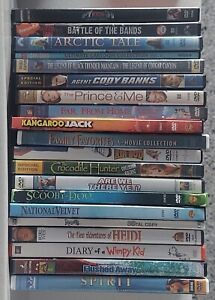 Family & Kids Dvd Lot 20 Used Great Value