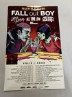 Fall Out Boy Folie a Deux Two Sided Believers  Tour Poster All Time Low 11x17