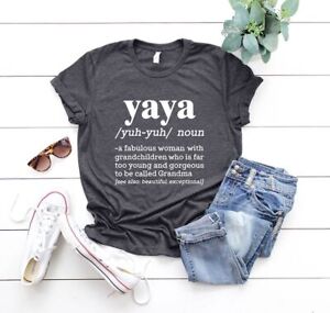 Yaya Shirt, Best Grandma Tee, Funny Grandma T-Shirt, Grandma Birthday Gifts