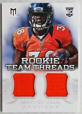 Montee Ball 2013 Panini Momemtum #6 Rookie Team Threads - Dual Patches - Broncos