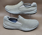 Skechers Slip-On Loafers Tan Brown Men’s Size 13 Canvas Classic Fit
