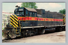 Postcard Train Wily Iowa Interstate GP38 #600 Railroad Track View IA 1991