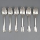 Antique French Silver Plate Flatware Coffee Spoons Assortment Auzolle Bon Marché