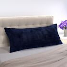 Body Pillow for Kids, Navy Blue, Spot-Clean, 48 inches long