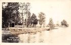 New ListingRice Lake Wisconsin~Isle of Pines~Waterfront Cabin~1930 Real Photo Postcard~RPPC