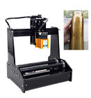 New Listing15W Cylindrical Laser Engraving Machine Desktop Metal Engraver Printing Portable