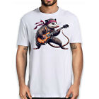 Electric Guitar Possum T-Shirt - Funny Animal Musician Unisex Tee