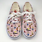 VANS Peanuts Shoes 2 Dance Party Pink Snoopy Charlie Brown Christmas Lace-up