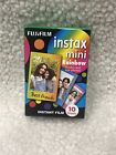Fujifilm Instax Mini Instant Rainbow Film (10 Sheets) Exp 03/2024