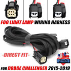 FOR 2015-2019 DODGE CHALLENGER FOG LIGHT LAMP WIRING HARNESS KIT 68259673AB / AA (For: 2015 Dodge Challenger)