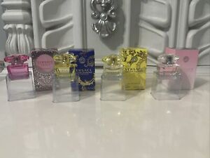 Versace for Women Collection Mini Perfumes 0.17 oz -  Lot Of 4 NEW IN BOX