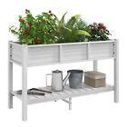 Raised Planter Box with Leg Outdoor Elevated Garden Bed Vegetable Flower Herb