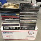 JOHNNY CASH “MAN IN BLACK” CD LOT COLLECTION & BOX SETS, A TOTAL OF 38 CDS 🇺🇸