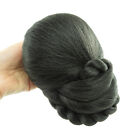 Synthetic Chignon Braided Bun Donut Scrunchie Cover Clips in Hair Extension