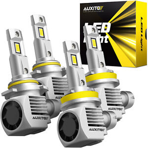 4X AUXITO 400W LED Headlight Bulbs Conversion Kit 9005 H11 High Low Beam YS PLAN