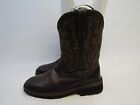 Wolverine Mens Size 10 M Brown Leather Cowboy Western Boots