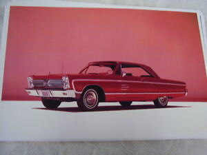 1966 PLYMOUTH SPORT FURY    11 X 17  PHOTO  PICTURE