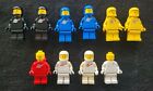 Lego Black Blue Yellow Red White Spaceman Minifigure Classic Space Vintage