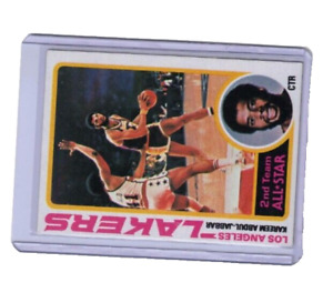 New Listing1978-79 Topps Basketball Card Kareem Abdul Jabbar Los Angeles Lakers Card #110