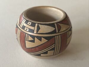 Native American Hopi K Lucas Nampeyo Miniature Pot