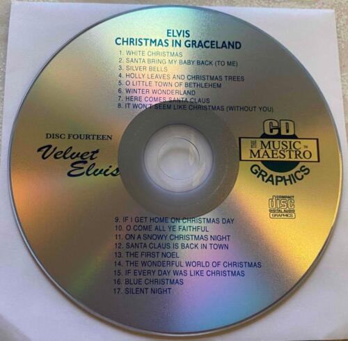 ELVIS PRESLEY KARAOKE CDG CHRISTMAS IN GRACELAND VOL 14 MUSIC COLLECTION CD+G .