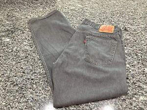 Levi's 569 Gray 36x32 Loose Straight Jeans Men's Actual 36x30 Cotton Clean!!