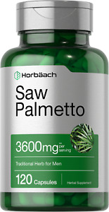 Saw Palmetto Extract 3600mg | 120 Capsules | Prostate Supplement | by Horbaach