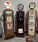1930’s MAGNOLIA GASOLINE Gilbarco Gas Pump Wine Cabinet - Home / Bar Decor