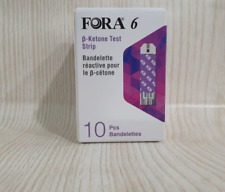 1 Box ( 10 Strips ) Fora 6 Plus/Connect β-Ketone Test Strips - EXP 2024