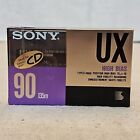 Sony UX 90 Type II High Bias Blank Audio Cassette Tape New Sealed Free Shipping