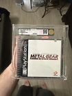 Metal Gear Solid (Sony PlayStation 1, 1999) Brand new sealed graded 90