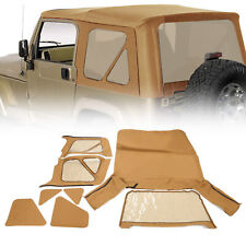 For Jeep Wrangler TJ Soft top Replacement, 1997-2006, Tinted Windows (For: 1999 Jeep Wrangler)
