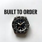 BUILT TO ORDER: JP Cali Mission Timer Black/White Bezel Automatic Watch SII NH35