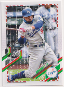 2021 Topps Holiday #HW150 Mookie Betts Los Angeles Dodgers