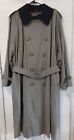 Burberrys Prorsum Trench coat unisex double breast size 42 olive/navy Men's