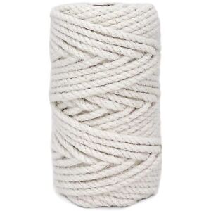 4.5mm Jute Rope 100 Feet Natural Craft Rope Twine String Perfect for Home Gar...