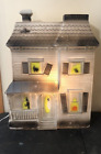 Vintage DON FEATHERSTONE Lighted Haunted House Blow Mold Works!