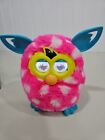 Hasbro Furby Boom 2012  Interactive Pink White Polka Dots with Blue Ears Working