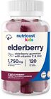 Nutricost Kids Elderberry Gummies (50mg) with Zinc & Vitamin C 120 Gummies