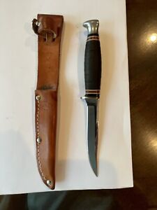 Vintage KABAR 1228 Fixed Blade TroutKnife With Original  Sheath  Super Condition