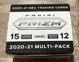 New Listing2020-2021 NBA Panini Prizm Basketball Cello Multipack - Box of 12 Packs