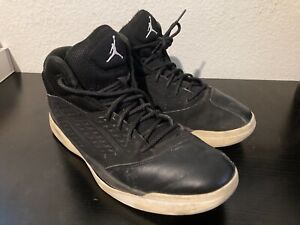 Nike Air Jordan New School Mens Size 11 Black Basketball Shoes 768901-010 Used