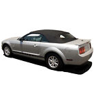 2005-14 Ford Mustang Convertible Soft Top w/ Glass Window - Black Sailcloth (For: 2009 Ford Mustang GT)