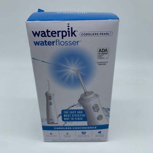 Waterpik Adjustable Pressure Setting Portable Cordless Pearl Water Flosser