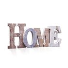 Wood Home Sign Decorative Art Wall Mount Free Standing Wooden Word Table Sign...