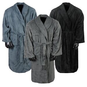 Mens North 15 Plush Luxurious Soft Warm Bathrobe 3 Colors One Size Fits Most